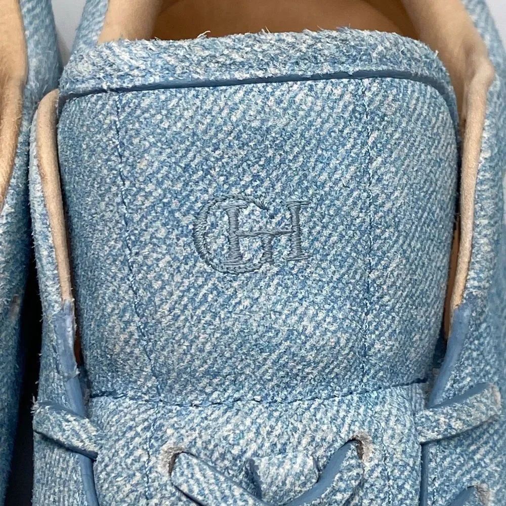 Gabriela Hearst Ohio Slip-on Sneaker in Light Blue Suede Denim size 40 - Picture 9 of 13